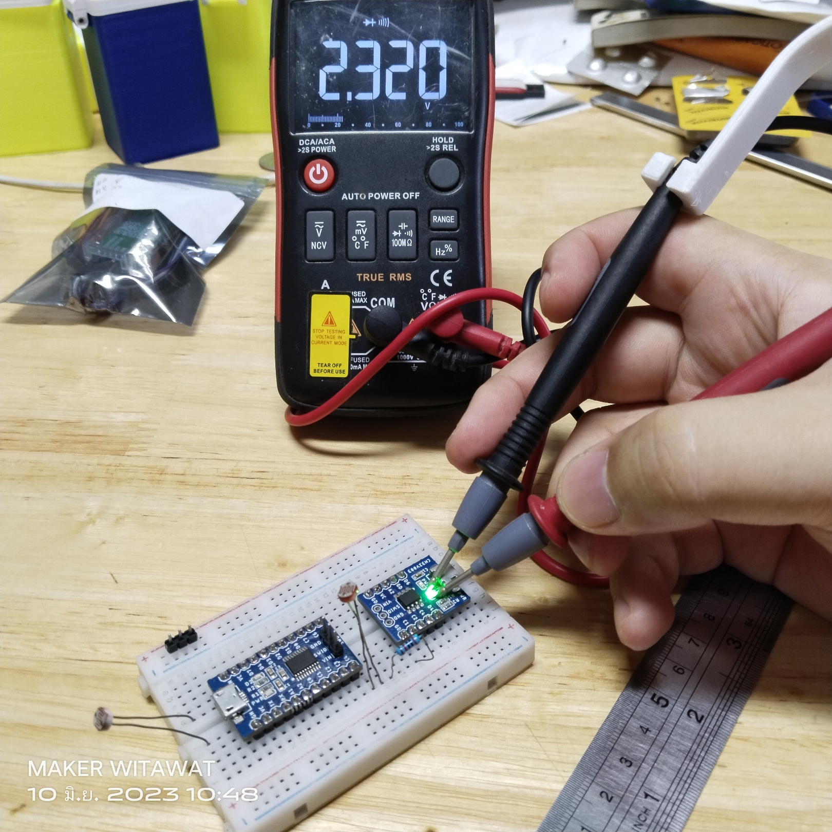 [PROJECT] EP2-Tweezer Multimeter วัดได้ด้วยมือเดียว - MAKER WITAWAT